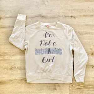 Juicy Couture white glitter sweater M